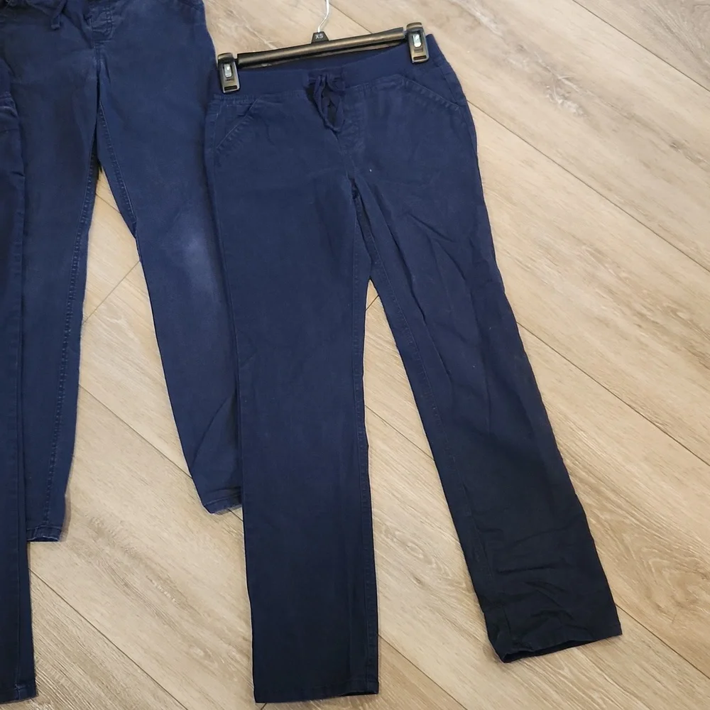 Justice navy 3 pair uniform navy pants